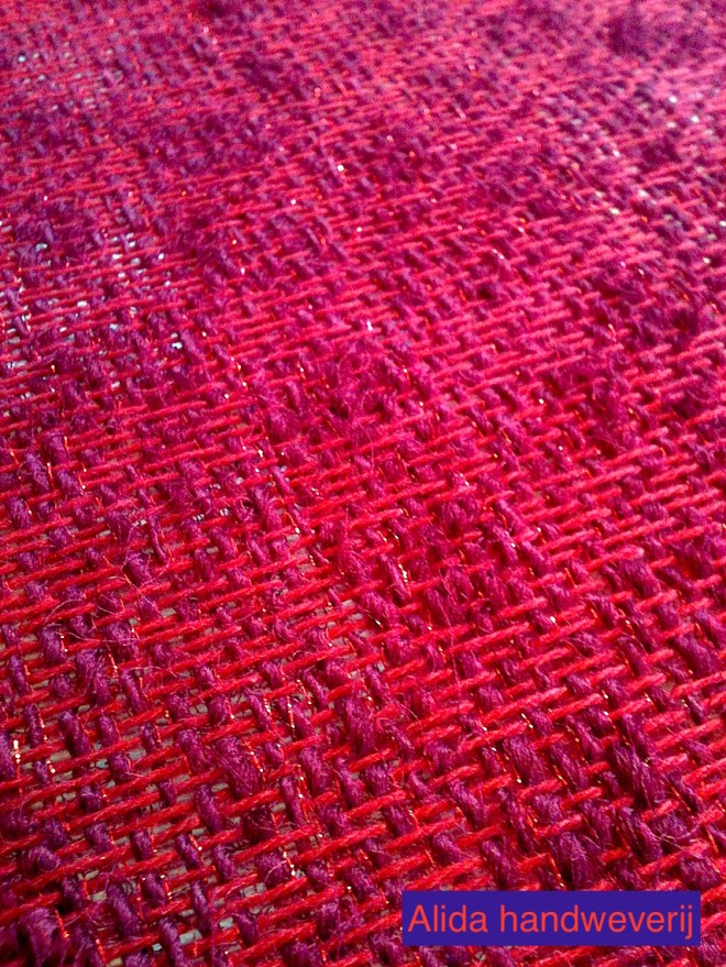 detail alpaca:zijde:lurex