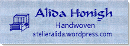 Katoenen label Handwoven Alida